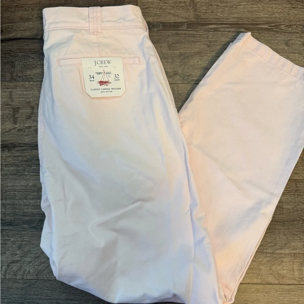 NWT J. Crew Men's Light Pink Pants